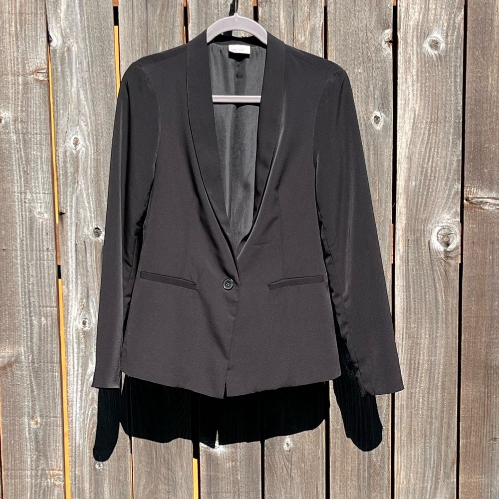 Vero Moda Black one button blazer size 10 tall